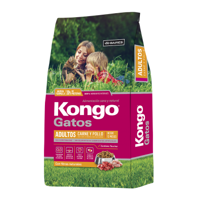 KONGO GATOS CARNE & POLLO  1 KG