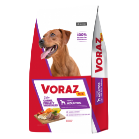 VORAZ ADULTOS MIX CARNE POLLO VEGETALES 10 KG