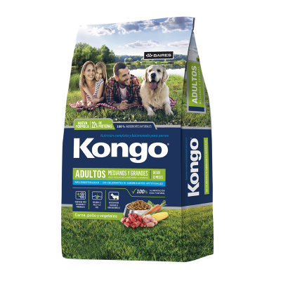 KONGO ADULTOS MEDIANOS Y GRANDES 15 KG