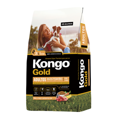 KONGO GOLD ADULTOS RAZAS PEQUEÑAS  15 KG